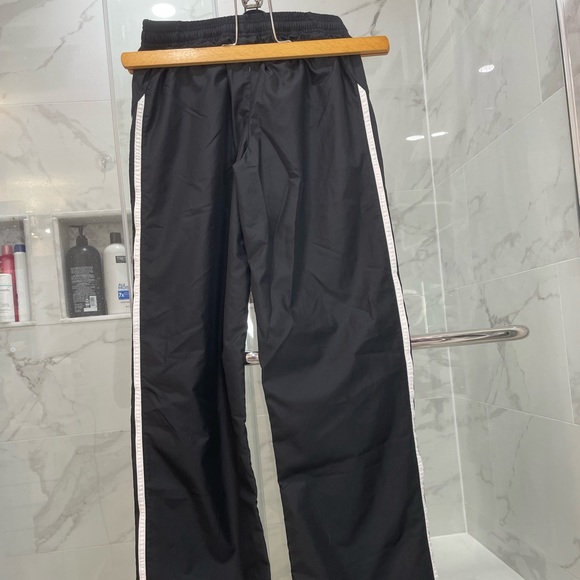 ADIDAS Black Splash Pants with 3 Stripes - Picture 2 of 5